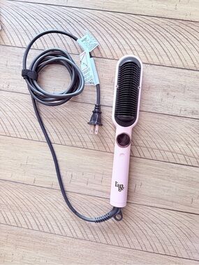 L’ange Pink Electric Hair Straightening Comb
